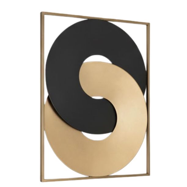 Interlinked Ring Metal Wall Art