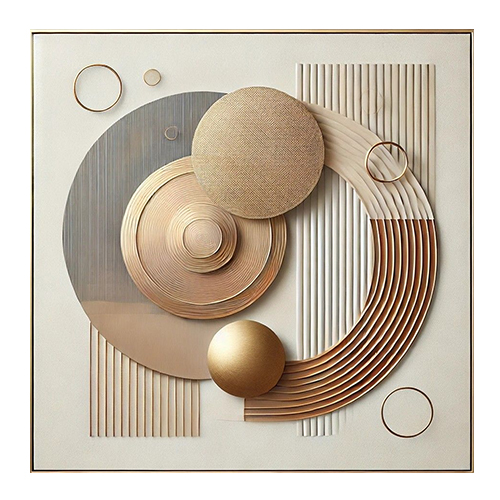 Asymmetric Geometry Wall Accent