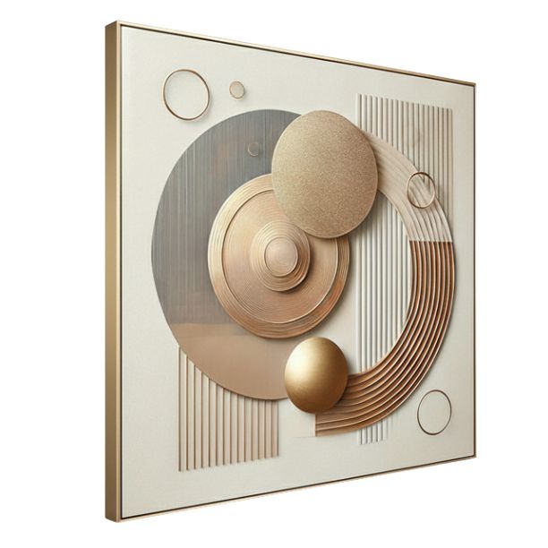 Asymmetric Geometry Wall Accent