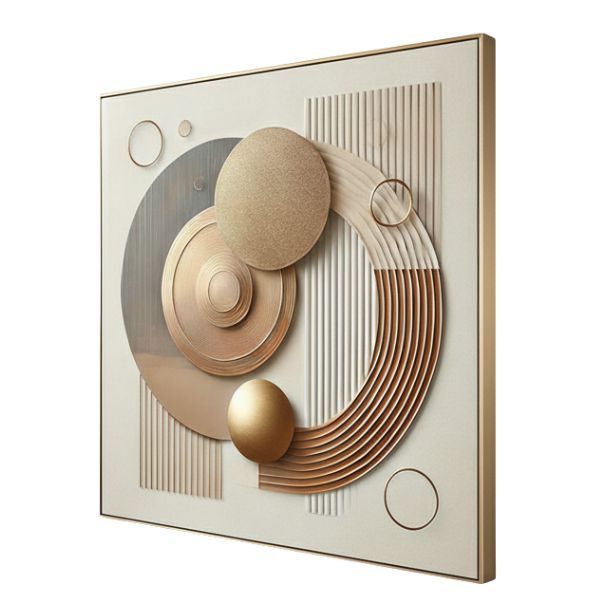 Asymmetric Geometry Wall Accent