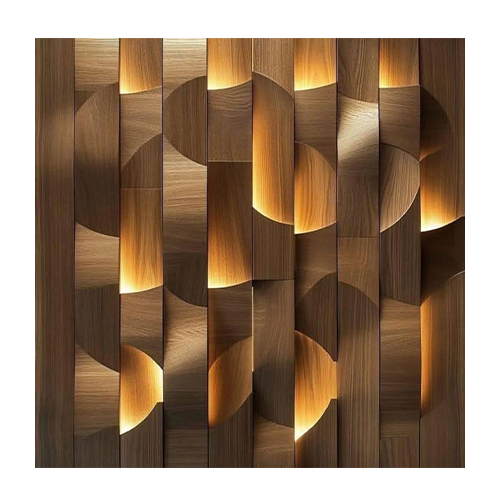 Segmented Panel Wall Feature
